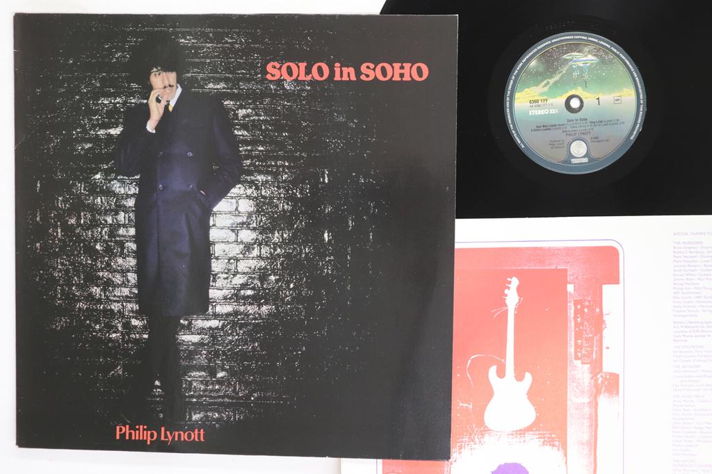 Виниловая пластинка PHILIP LYNOT Solo In Soho 6360177 VERTIGO 1980 Европа Рок Б/у