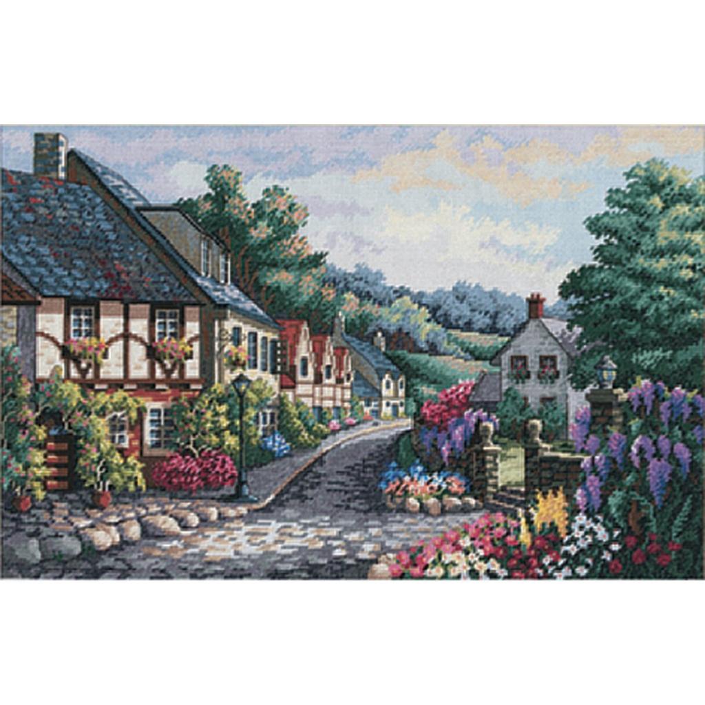 Gold Collection Memory Lane Counted Cross Stitch 16 Count Kit-17"X11" (item)