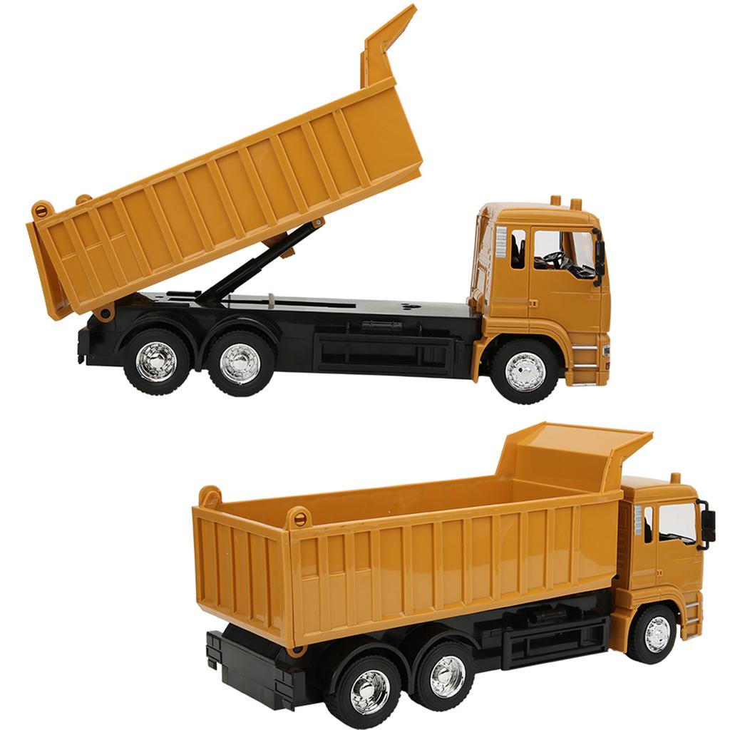 Световая музыка с дистанционным управлением Инженерный автомобиль Перезаряжаемый самосвал с дистанционным управлением