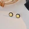 Изысканный нишевый дизайн, серьги-бантики, пуговицы, маленькие серьги в стиле аромата, элегантный женский темперамент