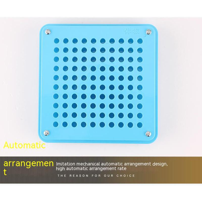 Ручная машина для наполнения капсул Многоразовый пищевой 100-гнездный наполнитель для капсул с перегородкой для порошка