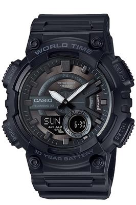 Часы Casio Collection Black [Casio] AEQ-110W-1BJH Мужские