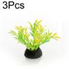 3 шт./уп. Аквариумный цветок Пластик Домашний декор Аксессуары Имитация травы Сделай сам Украшение для аквариума Искусственное растение