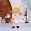 Rabbit Bear Ears Ob11 Doll Clothes Kindergarten BJD Doll Outfit Obitsu11 School Uniform  1/12 Dolls
