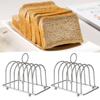 Storing Sturdy Useful Ball Feet Stainless Steel Breakfast Bread Storage Shelf Bread Rack