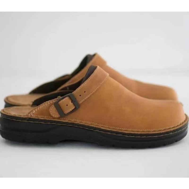 Новые мужские женские тапочки, летние туфли из искусственной кожи, винтажные сандалии с мягкой подошвой, пляжные тапочки, мужская повседневная обувь, размер 38-48