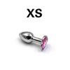 Heart Base Mini Smooth Metal Anal Plug Beginner Butt Plug Masturbation Stimulator Tool Sex Massager Adult Sex Toys For Man Women