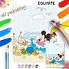 Disney Микки Дональд Пляж Набор для рисования по номерам Холст для рисования DIY Картина Декор для дома Искусство Настенная живопись Подарок для гостиной Набор для декора