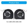 CPU Cooling Fan Laptop Internal Replacement Fan For L480 L490 L580 L590 Notebook Brushless Motor Quiet