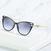 New Cat Eye Sunglasses European And American Personality Butterfly Metal Glasses Internet Celebrity Sunglasses Women