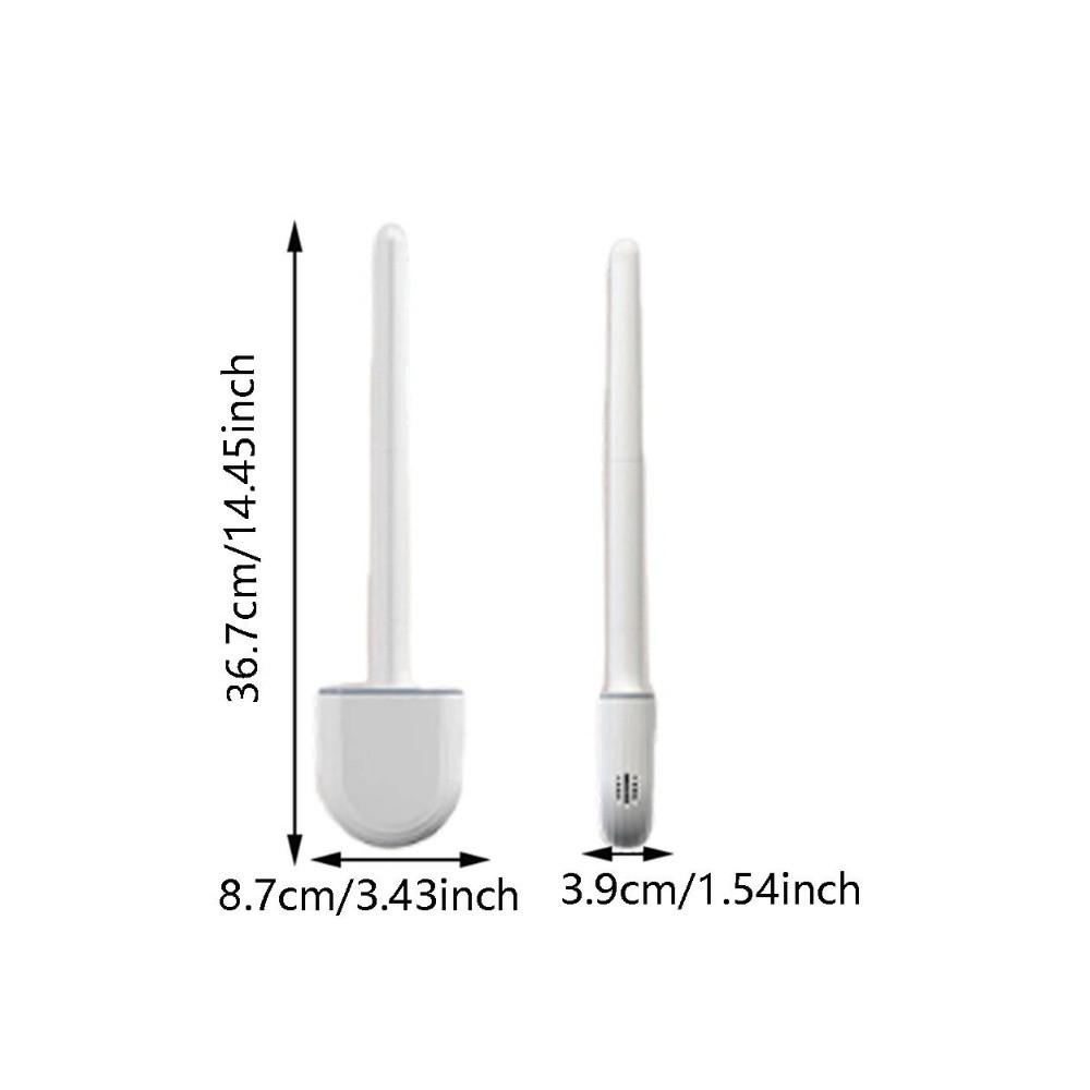 Силиконовая щетка для чистки с длинной ручкой, настенный артефакт для ванной комнаты, чистка туалета