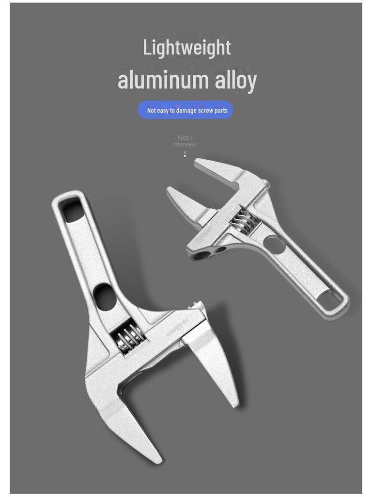 Многофункциональный сантехнический ключ Green Forest — короткая ручка, большое отверстие