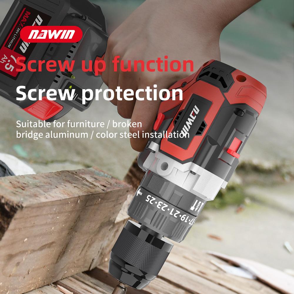 1/2 дюйма 13 мм промышленная электрическая отвертка ледобур для рыбалки 125 НМ бесщеточная ударная электрическая дрель для бетона