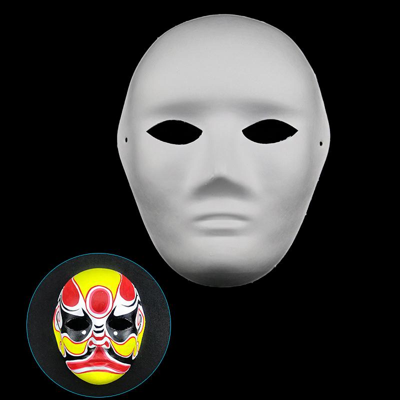 Маска своими руками Белая маска, расписанная вручную Маска из целлюлозы Пустая маска Маска Белая маска из эмбриона, расписанная вручную