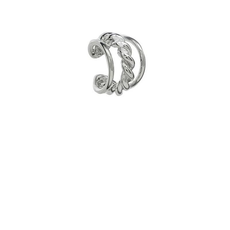 1 шт. Очаровательные Клипсы-Серьги Линия Цирконов Ear Cuff Без Прокола Серьги Украшения