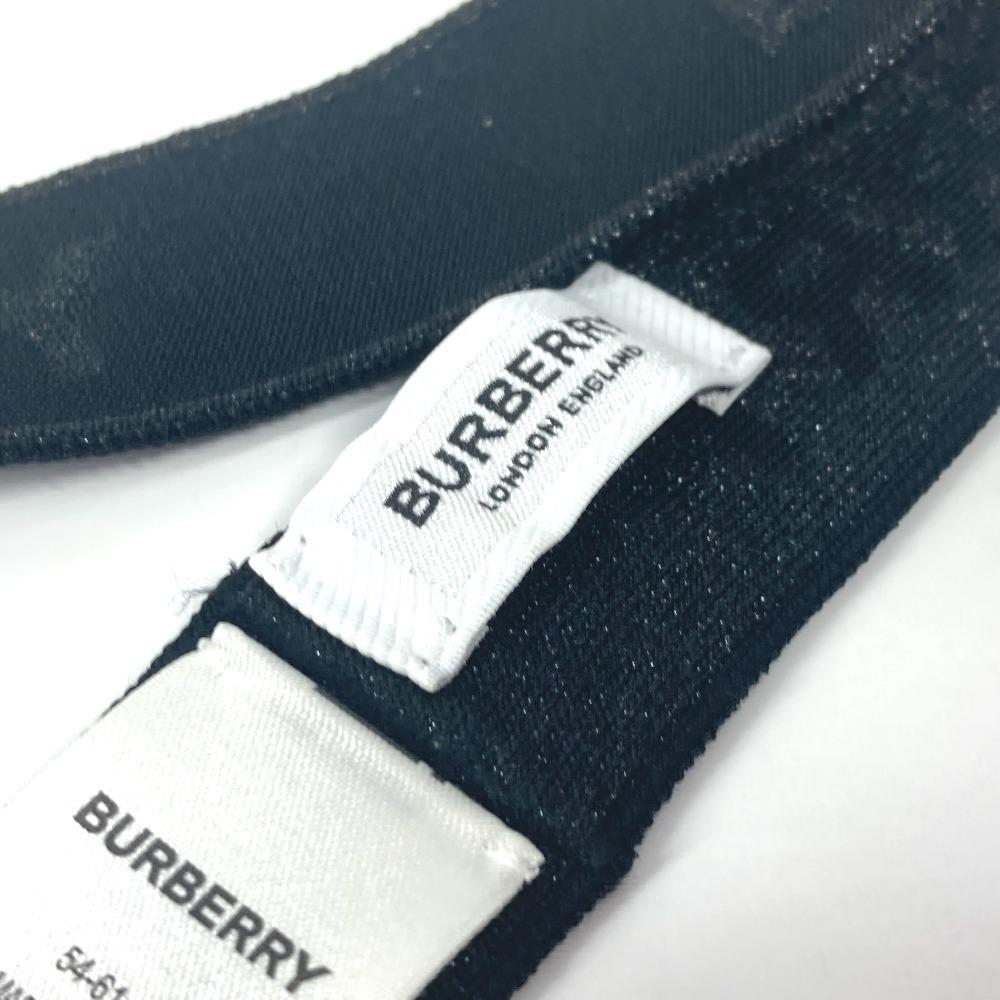 BURBERRY Logo Glitter Hair Accessories head band hair band Nylon Black