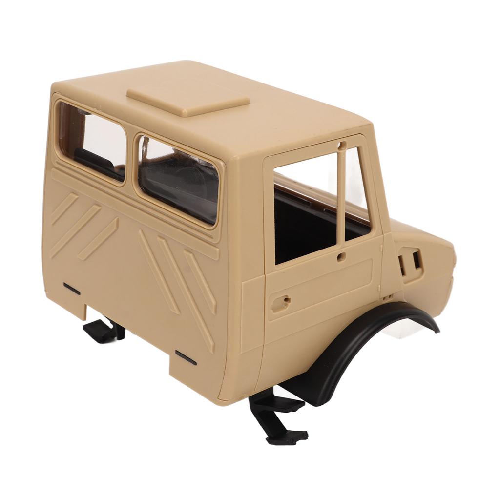 RC Car Head Assembly Plastic Realistic Khaki Remote Control Car Front Head for RC Off Road Vehicle