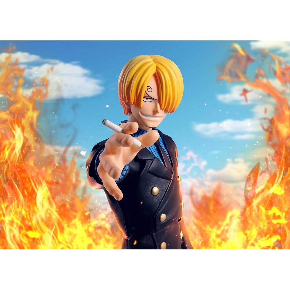 TAMASHII NATIONS S.H.Figuarts ONE PIECE Санджи - Рассвет Приключений - Приблизительно 155 мм ПВХ и АБС Окрашенная Подвижная Фигурка