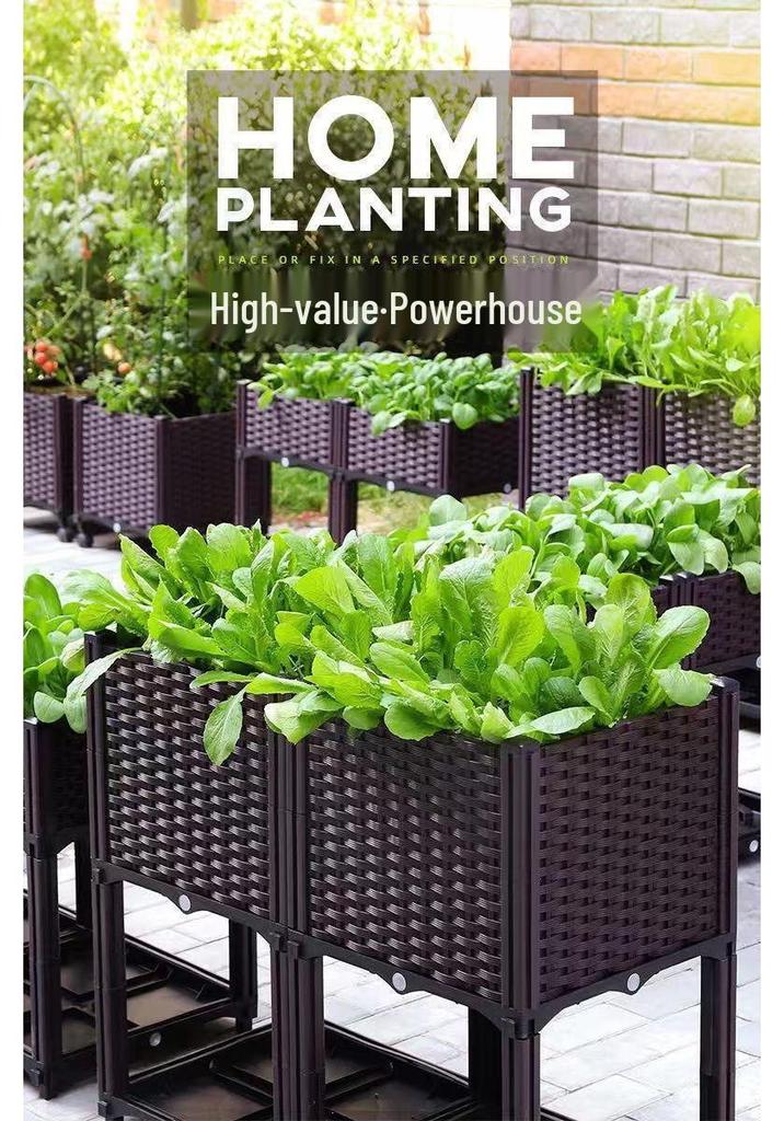 Modular Planting Box for Vegetables, Seedlings, Flowers, and Trees – Ideal for Balcony or Greenhouse Use