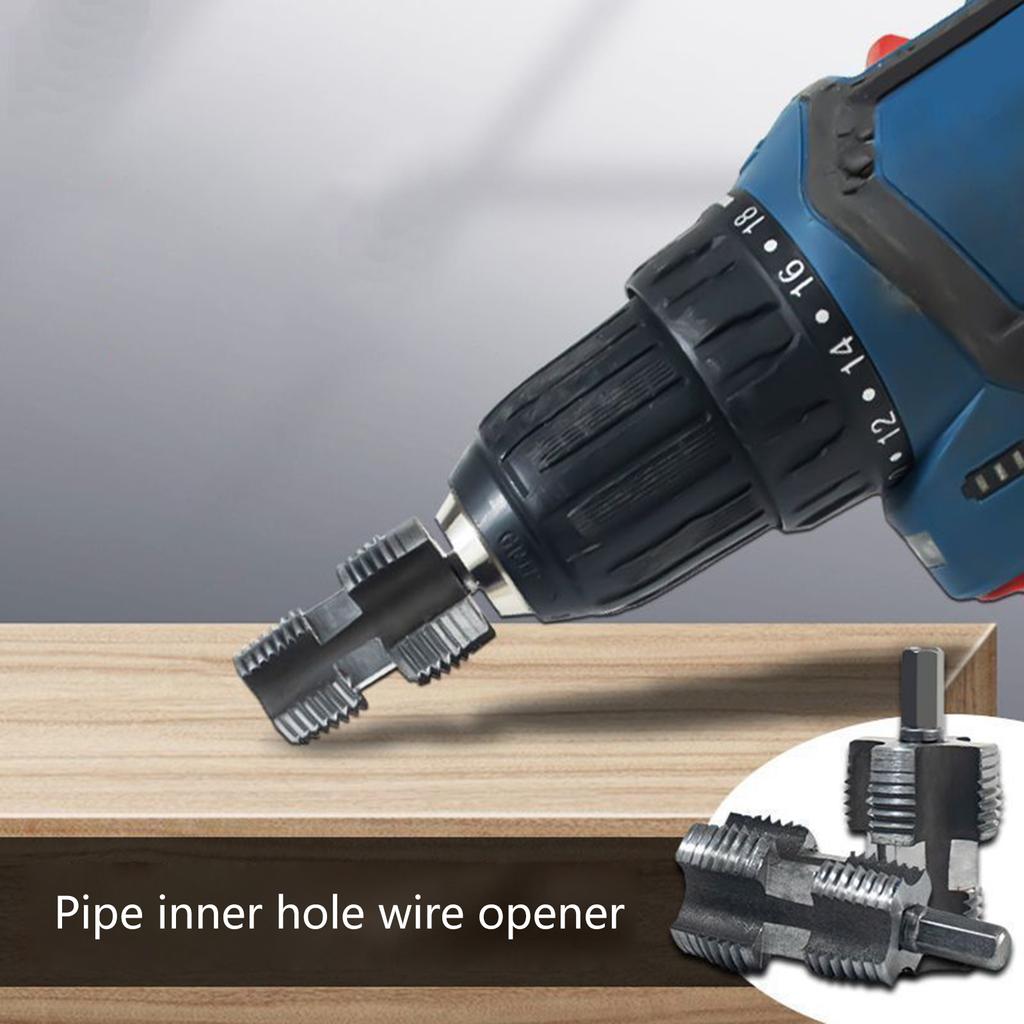Внутреннее отверстие для сверления водопроводной трубы Двойные головки Труборез для ППР Нарезатель внутренней резьбы водопроводной трубы Электродрели Ручные инструменты