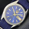 VINTAGE SEIKO 5 AUTOMATIC 7S26A APAN MENS BLUE COLOR DIAL WATCH A702606-1 R209-a702606