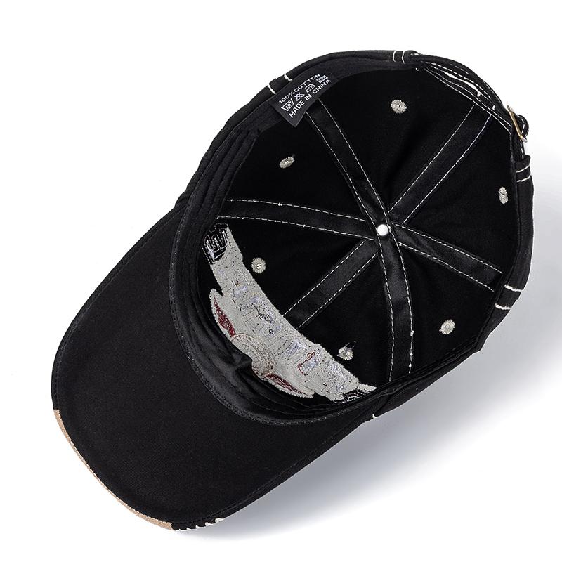 New Unisex Cap Letter Embroidery Stitched Stitching Cotton Baseball Cap Casual Outdoor Adjustable Cap For Women Men Trendy Fashionable Street Hat