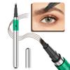 Four-point Brow Pencil Waterproof, Perspirant, Quick-drying Liquid Brow Pencil, Quad-Fork Eyebrow Pencil: Define Your Brows with Precision