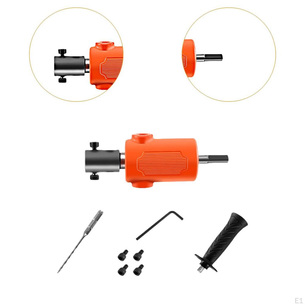 Electric Drill To Hammer Adapter Conversion Tools Convenient Non Slip Portable with Bit Chuck