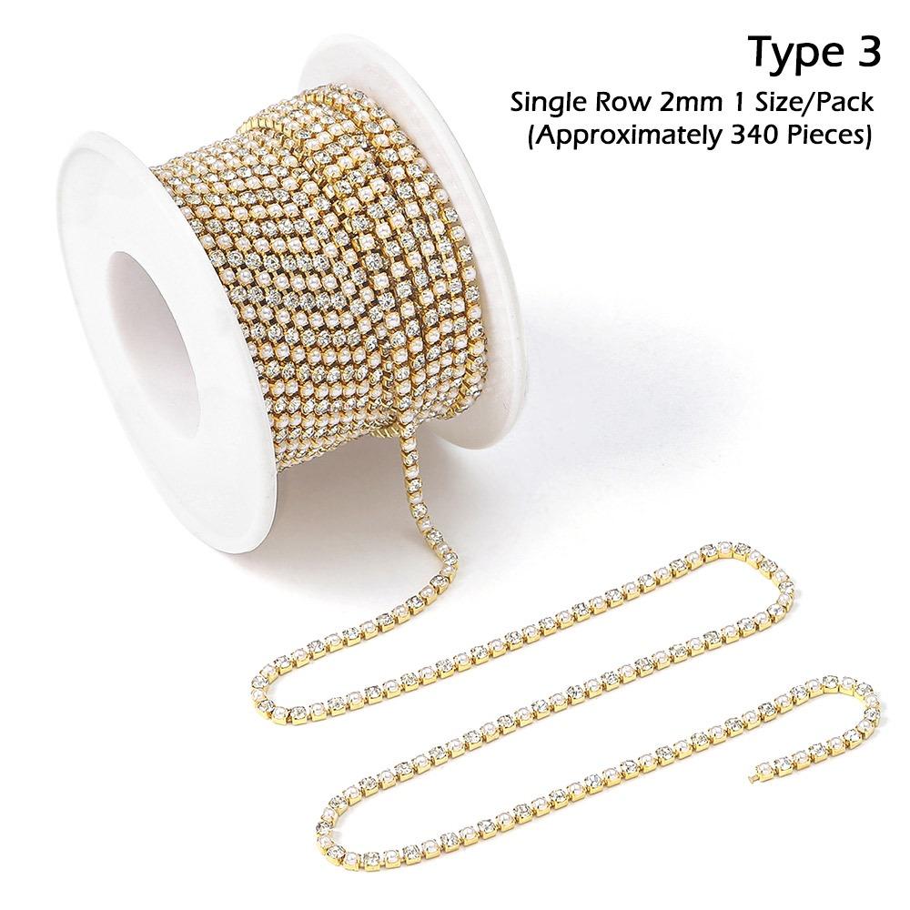 Золотисто-серебристая кисточка AB плотная цепочка со стразами плотная цепочка с когтями блестящие украшения цепочка со стразами блестящая отделка аппликация