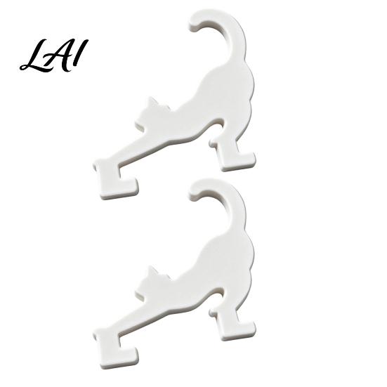 No Drill Pegboard Hooks Cat Hooks 3D Printed Cute Kitty Lover Gift Idea Decorative Hangers for Craft Room Home Office Small Tool Organizer