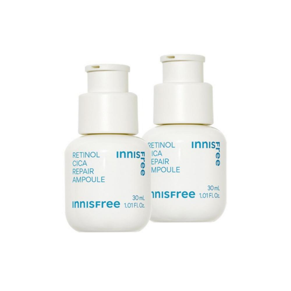 Innisfree Набор ампул Retinol Cica Repair (30 мл х 2) Уход за текстурой кожи и несовершенствами