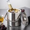 Ice Bucket Champagne Versatile and Carry Handle with Lid Beverage for Party Night