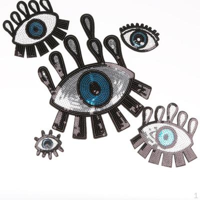 5 шт./компл. нашивки с блестками, вышитые аппликации, украшения, шитье на одежде, ремесло