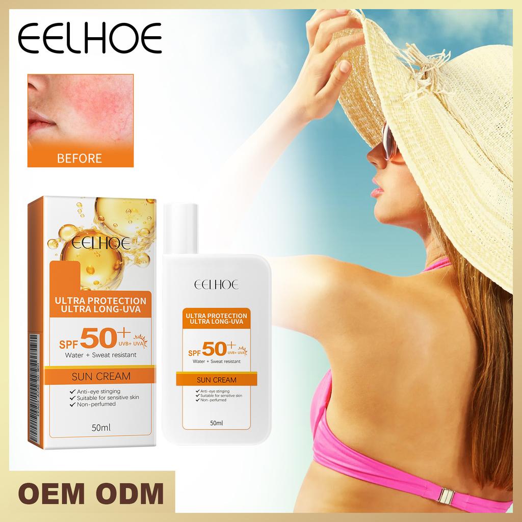EELHOE Солнцезащитный крем для лица и тела, отбеливающий солнцезащитный крем, солнцезащитный крем, защитный крем для кожи, солнцезащитный крем для лица SPF 50/SPF 90