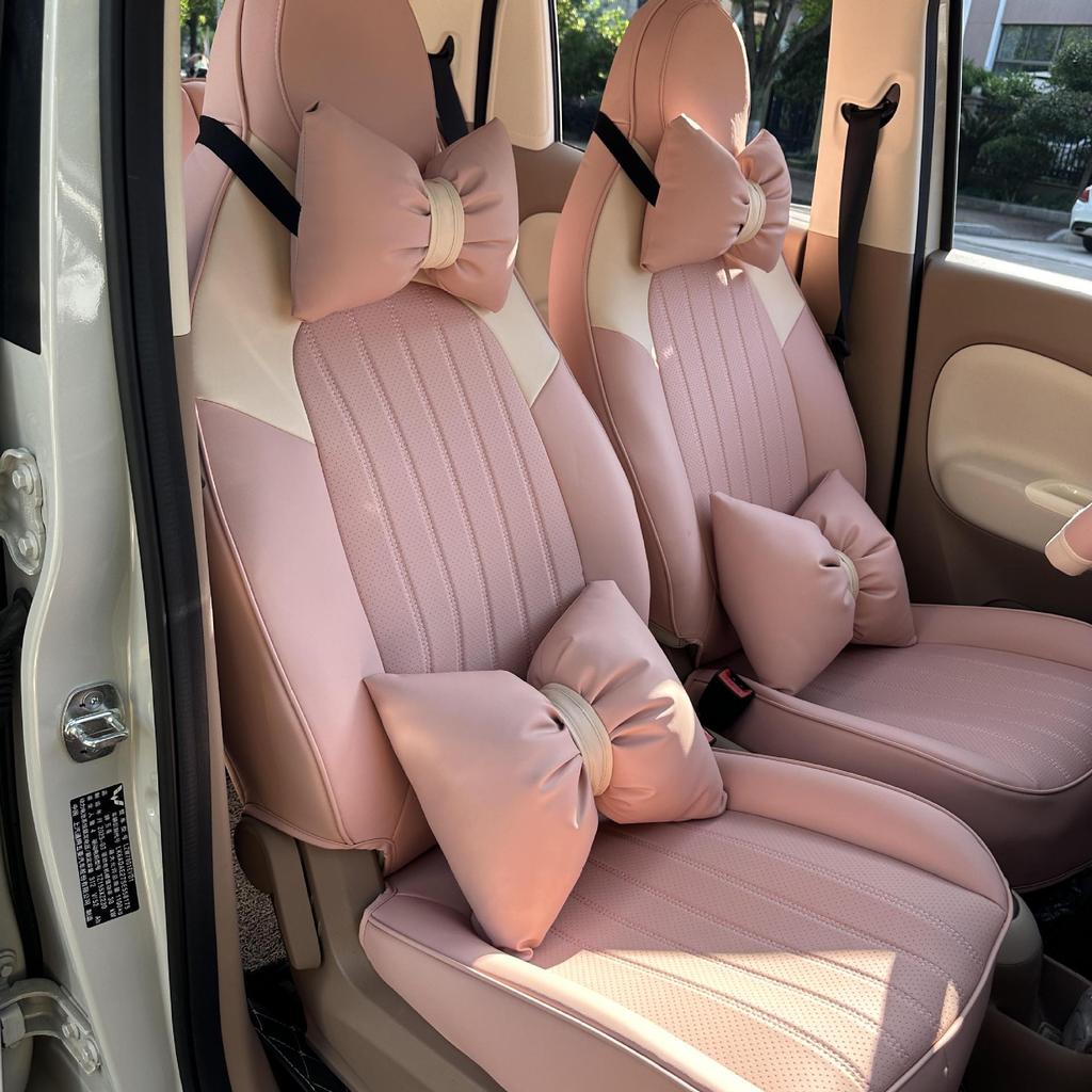 Wuling Hongguang Mini Macaron 4-Door Seat Cover - 25 Styles, Breathable, 4th Gen.