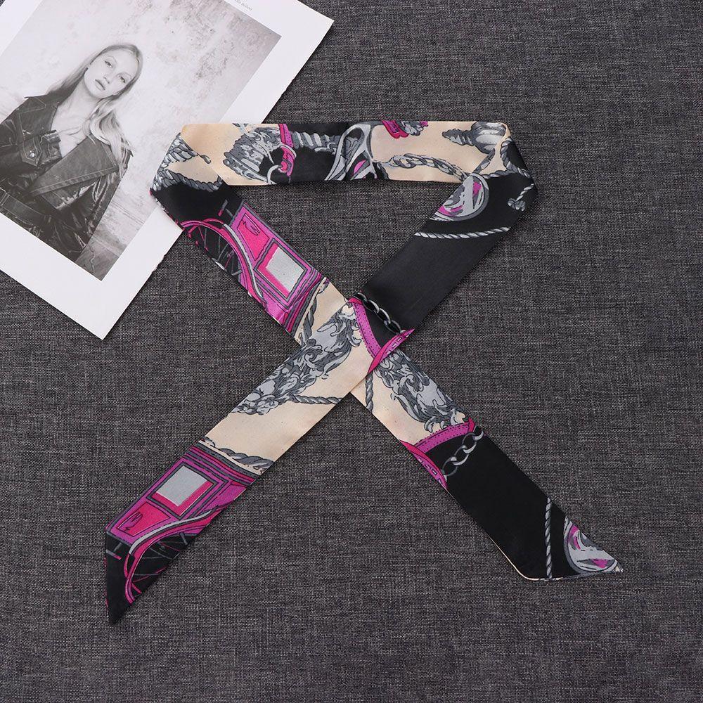 Wrist/Waistband Hairband Handbag Handle Ribbon Small Silk Scarf Decor Ribbon Scarf Neck Scarf