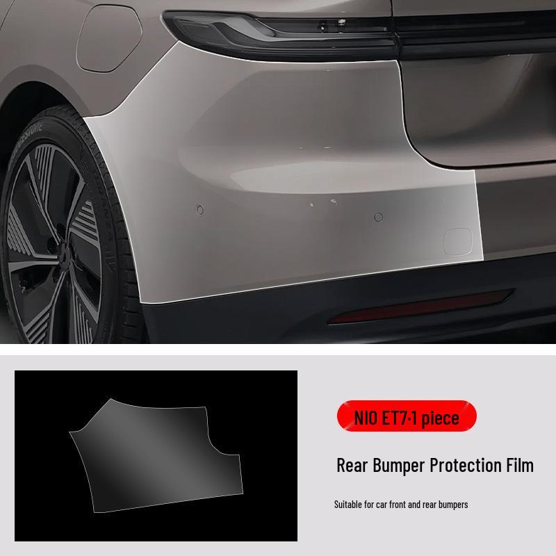 NIO ET7 Pre-Cut Invisible TPU Car Wrap for Front & Rear Bumpers - Anti-Scratch Protection Film