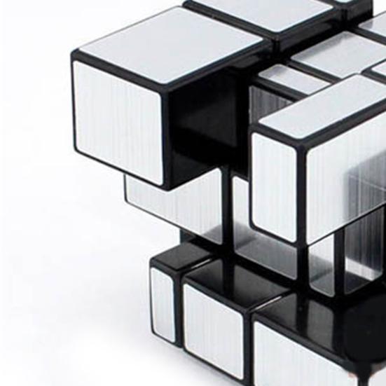Magics Cube 3 Order Ideas Gift Classic Professional Gold Color/Silver Color Magic Mirror Cube for Children
