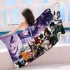 My Hero Academia Cool Cartoon Microfiber Blanket Quick Drying Beach Towels Oversized Printing Super Absorbent Pool Towel Blanket