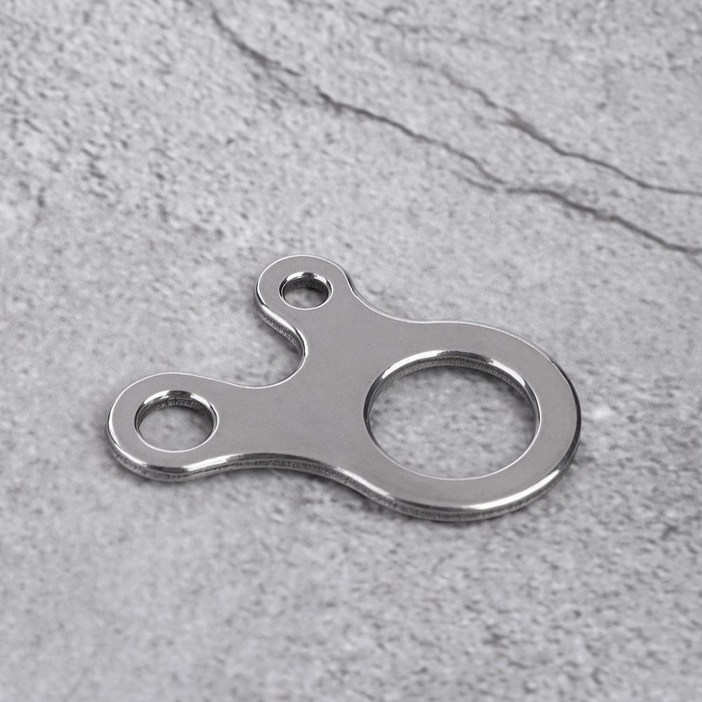 10 шт. 3 отверстия для наружного использования, многоцелевая пряжка из нержавеющей стали для быстрого завязывания узлов