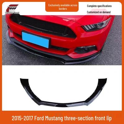 Спортивный передний сплиттер-губа для Ford Mustang 2015-2017: Трехсоставная модификация тела