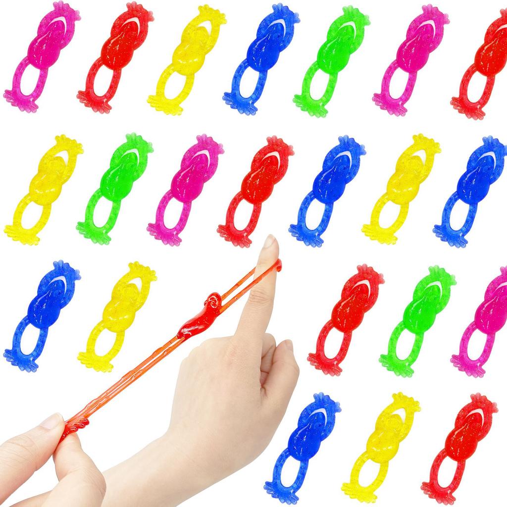 5/10 шт. Забавный катапульта-запускалка лягушка кошка, пальцевые липкие игрушки, подарки на день рождения для детей и взрослых, наполнение для пакетов с угощениями, пиньяты