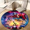 1pc Transformers1 Design Printed Area Round Carpet for Bedroom Living Room Home Decor Rugs Mat Non Slip Mat Rug for Bedside
