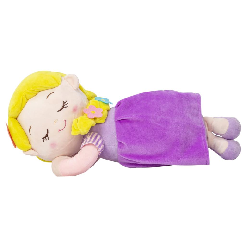 MORIPiLO Подушка для тела Morishita Disney Rapunzel M 45 см Большая мягкая игрушка Подушка для сна с изображением персонажей Disney Princess Фиолетовый 4620074 Прибл.