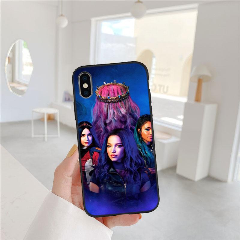CJ33 Наследники Мягкий чехол для телефона iPhone 16 15 14 13 12 Pro Max Plus Mini