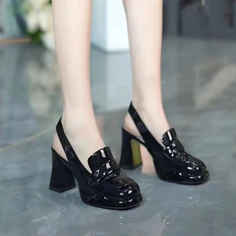 Maogu с круглым носком женские туфли на высоком каблуке весна осень модные сандалии женские туфли на платформе туфли-лодочки женская обувь 2024 Новинка