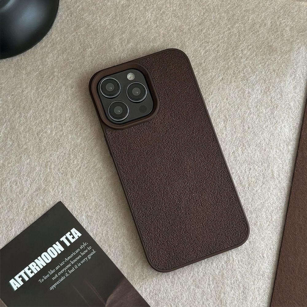 Чехол для телефона Retro Brown Moon Pit Pattern для Apple iPhone16promax - мягкий силиконовый чехол, устойчивый к падениям, для iPhone 16/15/14/13/12/11/Pro/Promax