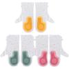 2Pairs Repeatable Rubber Gloves Protective Cleaning Gloves Kitchen Dishwashing Gloves  Kitchen