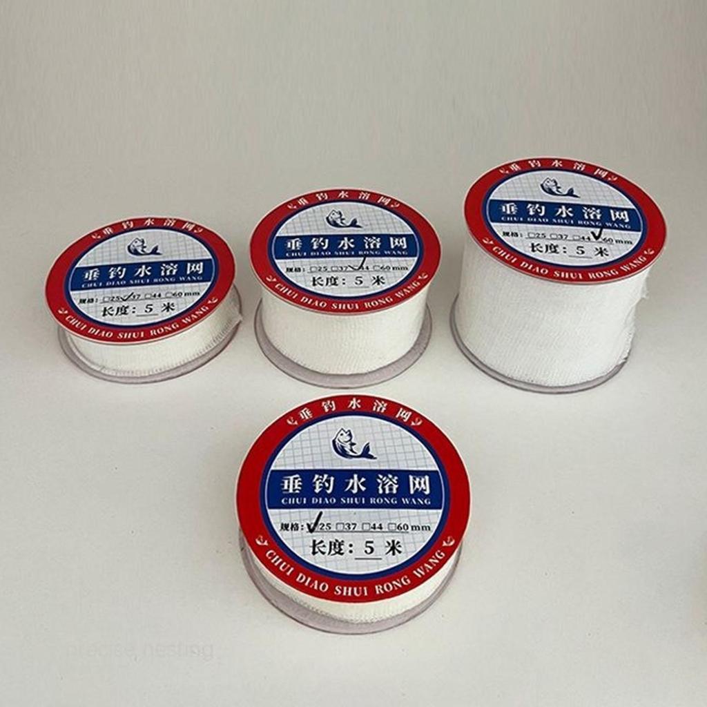 Slow Dissolving PVA Fishing Mesh Bags Quick Knotting Holder Equipment for Freshwater Carp Feeder Accessories