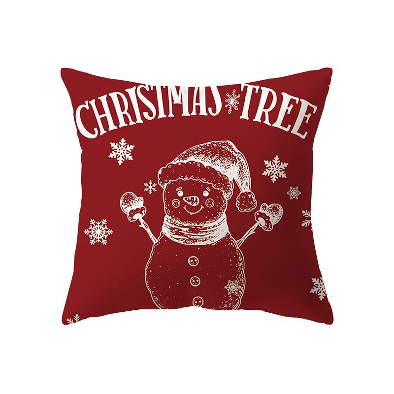 Рождественская елка, Рождественские украшения, наволочка с принтом, домашняя гостиная, украшение для дивана, полиэстеровая подушка, наволочка